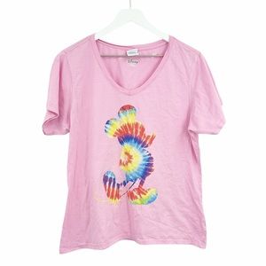 Disney Mickey Mouse Tie Dye Graphic Tee SZ XL